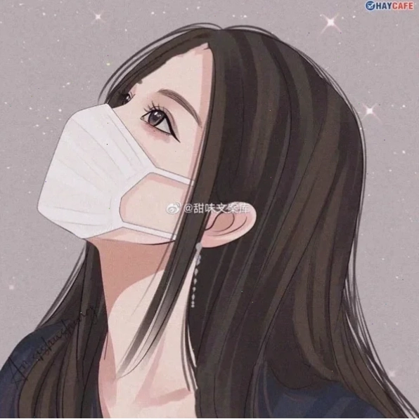 Avatar chính diện hài hòa Ảnh avatar đẹp cho con gái anime bố cục chính diện