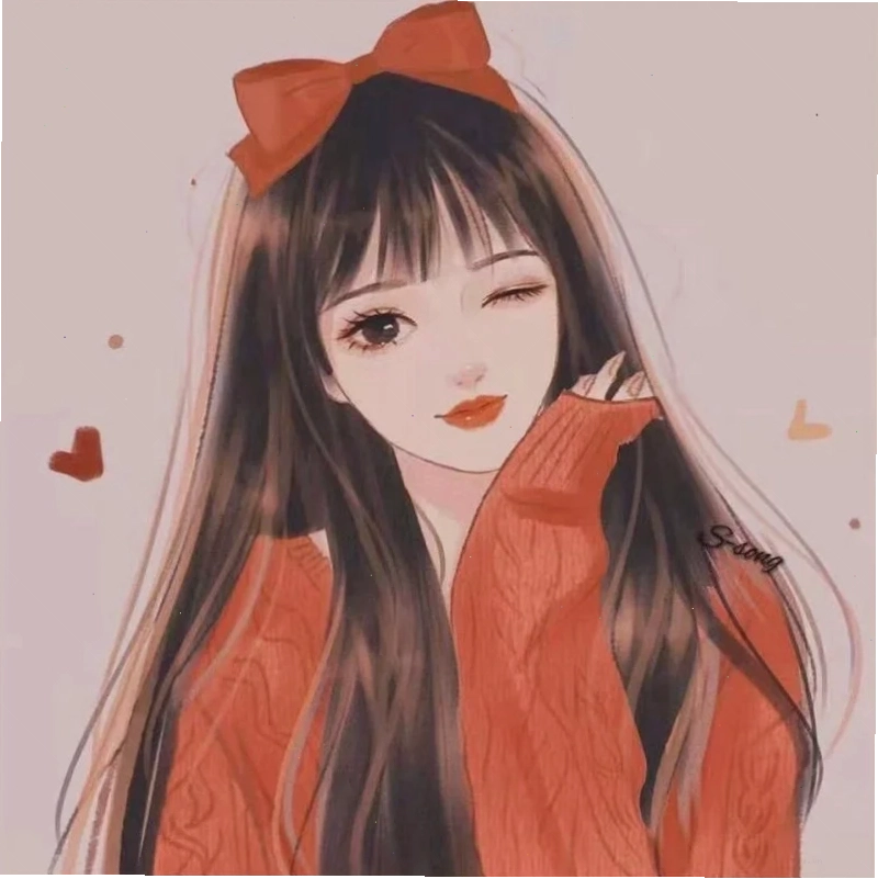 Avatar phông màu nhẹ nhàng Ảnh avatar đẹp cho con gái anime phông màu pastel nhẹ