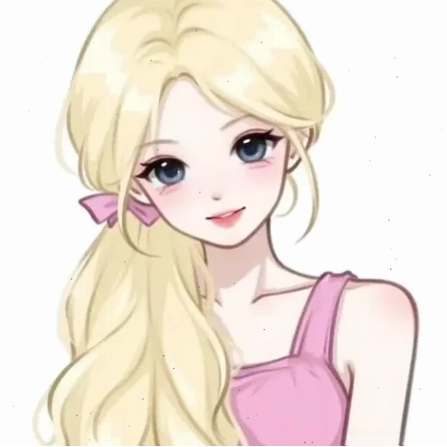 Avatar bố cục pastel Ảnh avatar đẹp cho con gái anime trong bố cục pastel