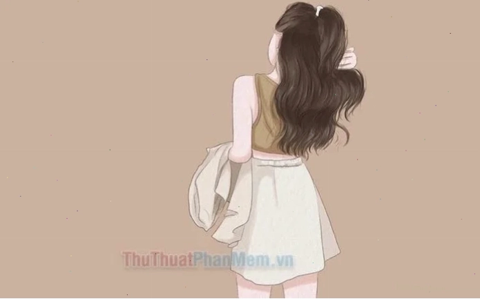 Ảnh cô gái cô đơn hoạt hình ảnh cô gái cô đơn hoạt hình phong cách chibi