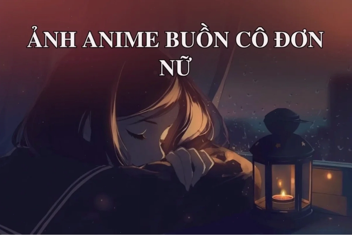 Ảnh cô gái cô đơn hoạt hình ảnh cô gái cô đơn hoạt hình trong hoàng hôn