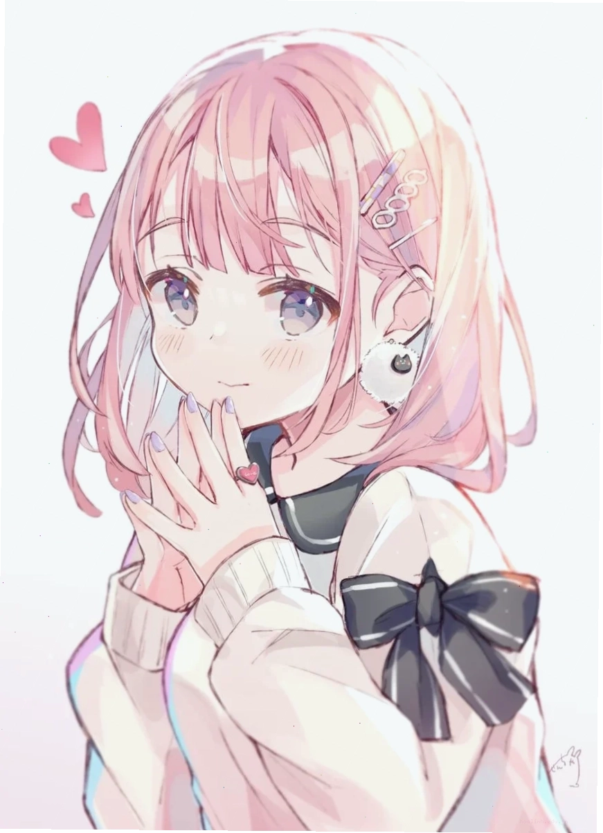 Ảnh gái anime tóc hồng đang sử dụng sức mạnh