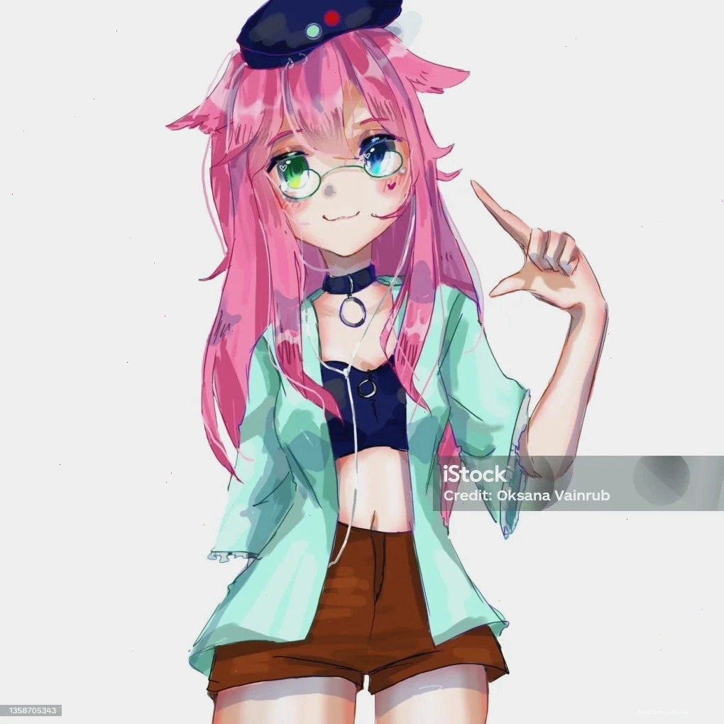 Ảnh gái anime tóc hồng lộng lẫy