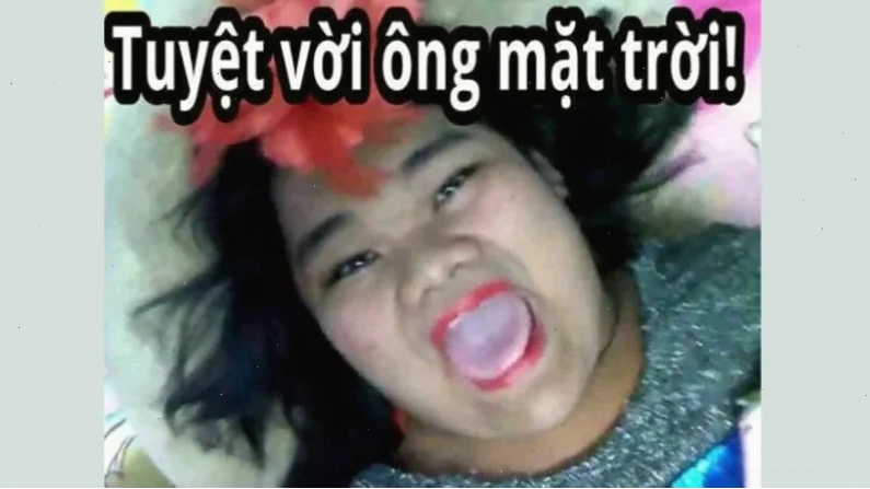 ảnh gái bựa meme vui