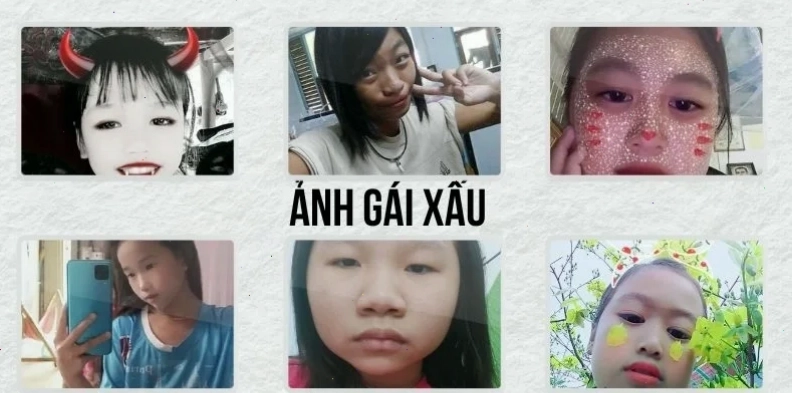 ảnh gái bựa tự tin