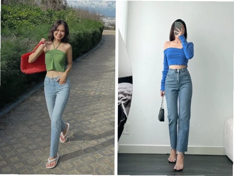 Ảnh gái mặc croptop cá tính