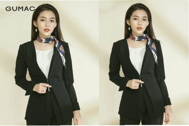 Ảnh gái mặc vest đời thường
