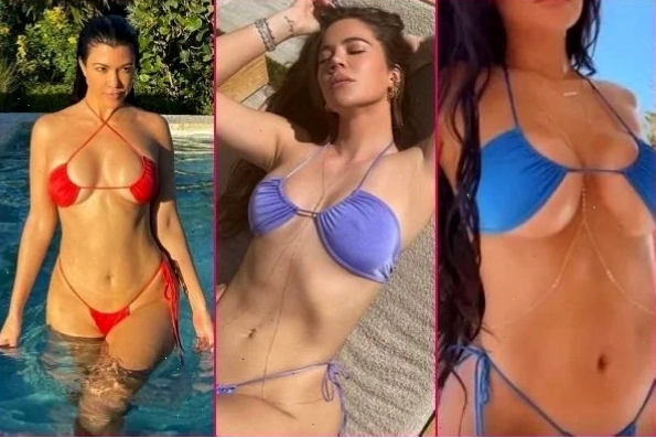 Ảnh gái xấu mặc bikini thư giãn