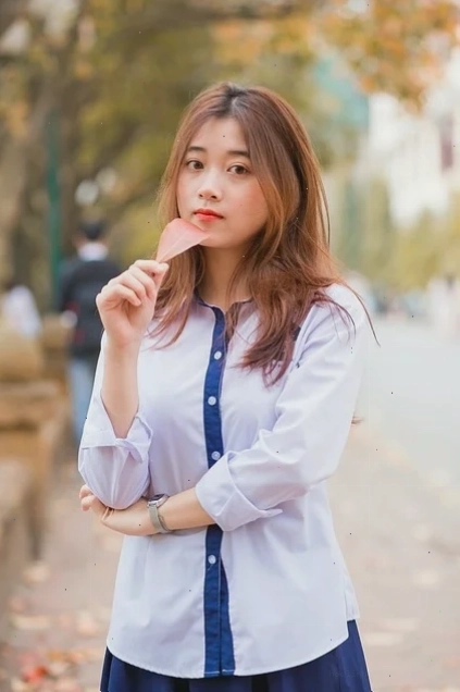 ảnh gái xinh dễ thương việt nam dáng nghiêng