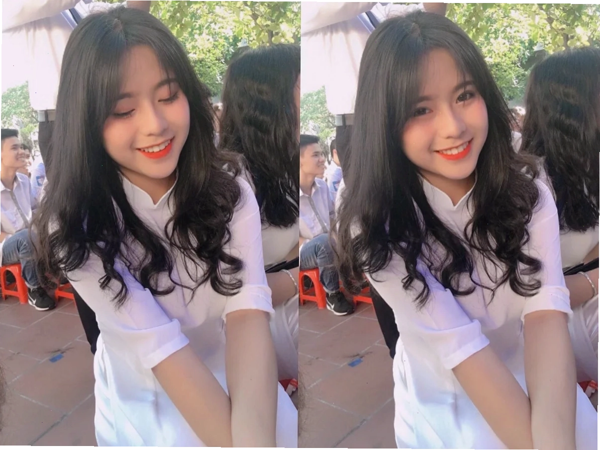 ảnh gái xinh dễ thương việt nam tóc ngắn selfie