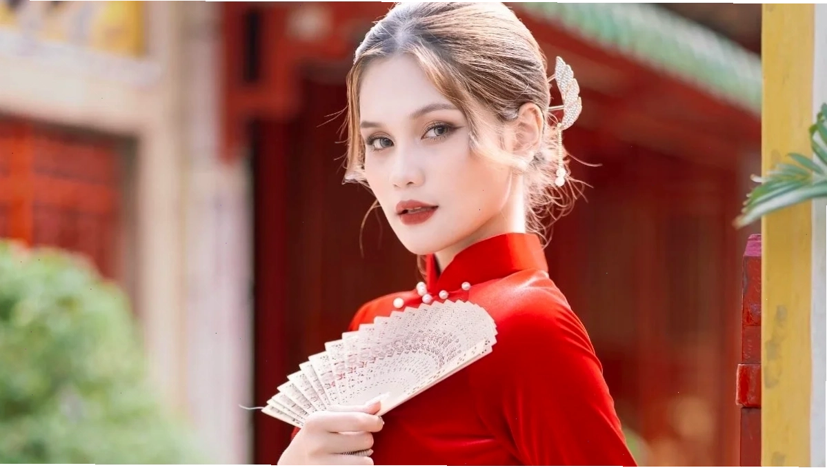 ảnh gái xinh dễ thương việt nam váy trắng