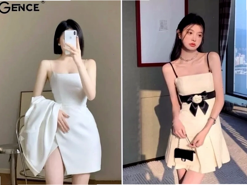 ảnh gái xinh hàn quốc mặc váy ngắn