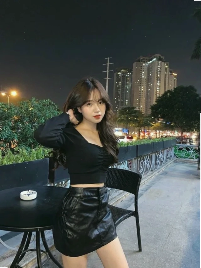ảnh gái xinh hàn quốc mặc váy ngắn
