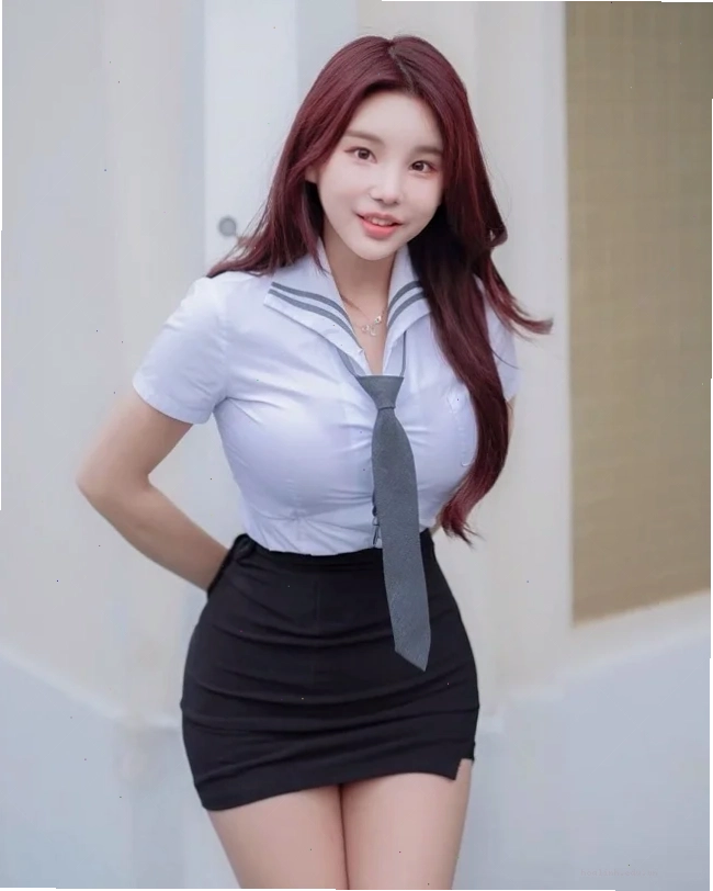 phối đồ trẻ trung ảnh gái xinh mặc đồ công sở