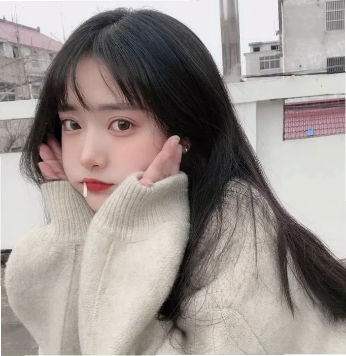 avatar gái dễ thương nền pastel