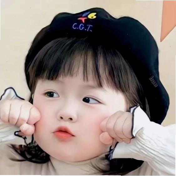 avatar gái dễ thương phối màu tóc