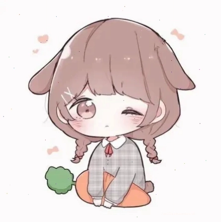 avatar gái dễ thương phông pastel