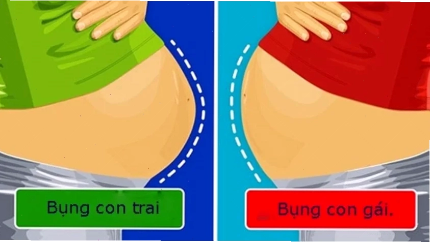 Sự săn chắc cơ bụng mẹ bụng bầu to là con trai hay gái