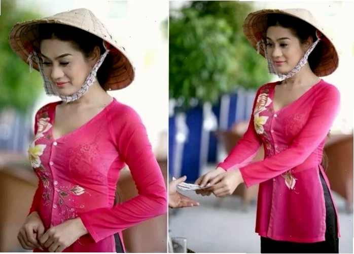 cô gái mặc áo bà ba xinh