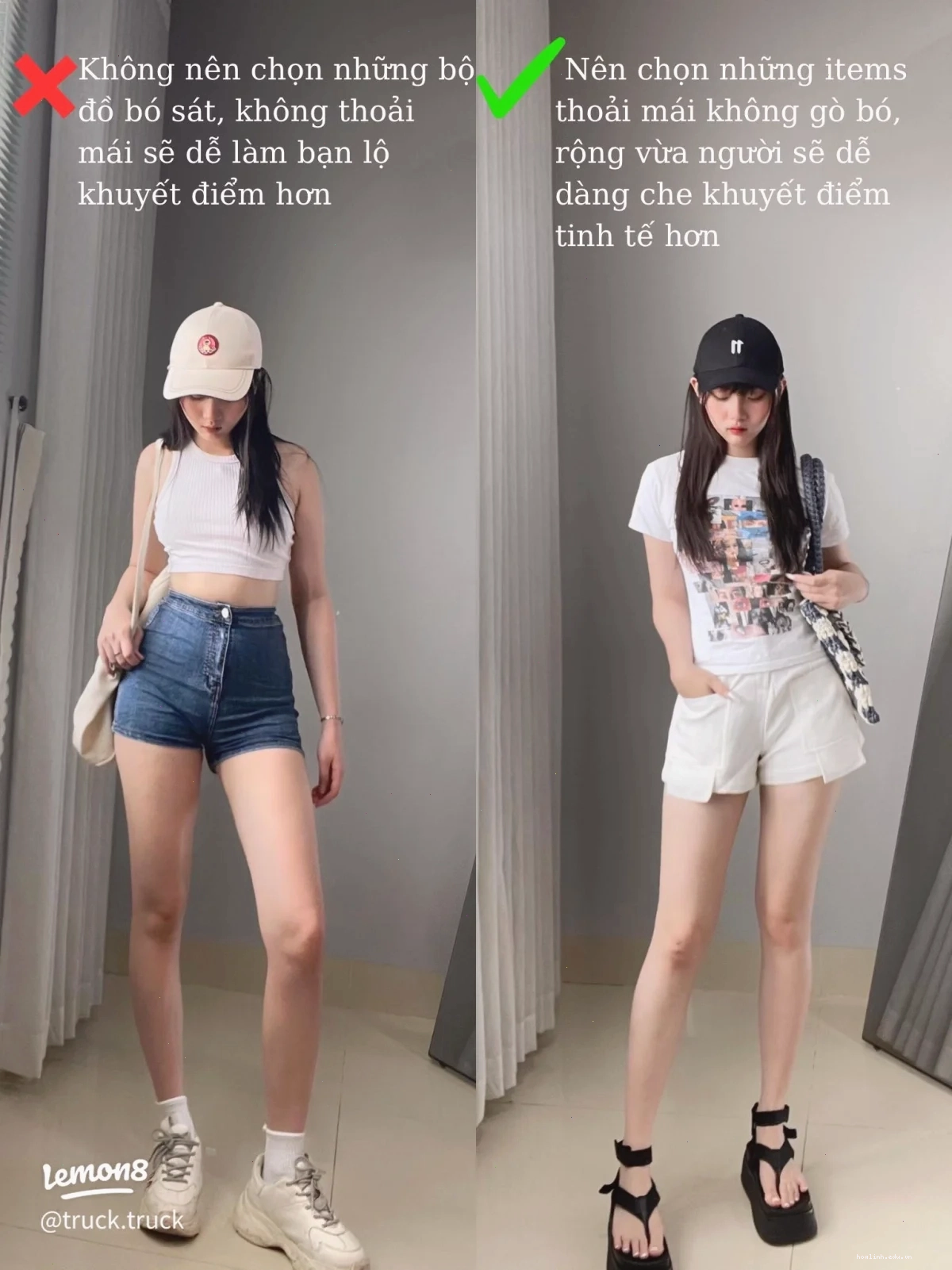 cô gái mặc áo bó sát xinh xắn