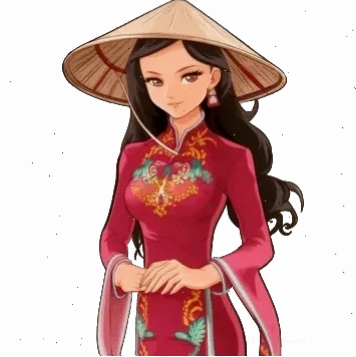 cô gái mặc áo dài png đúng kỹ thuật