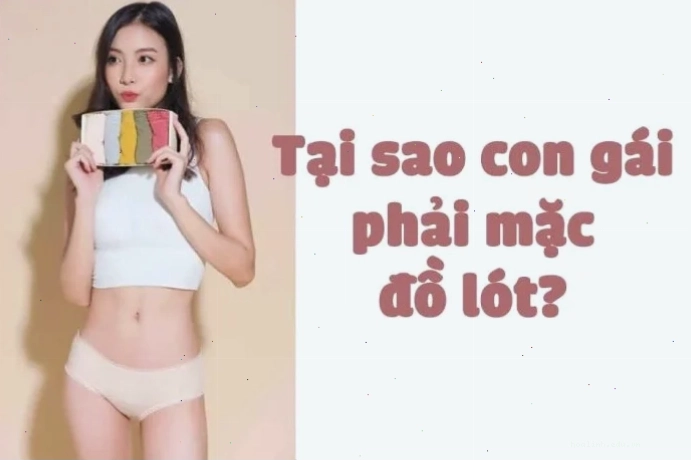 cô gái mặc quần sịp màu đen