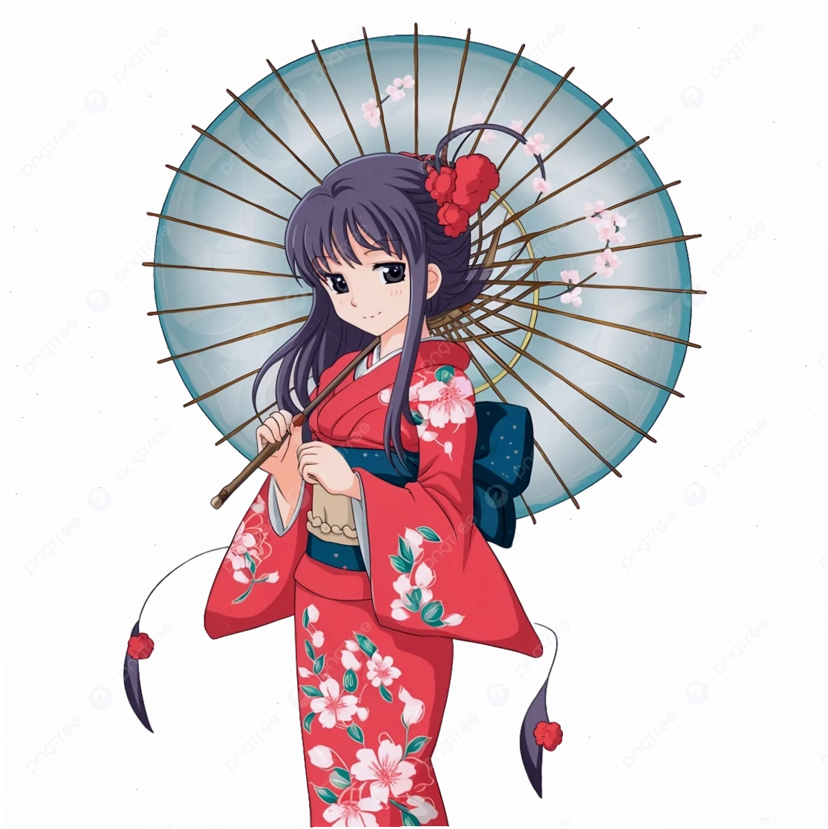 Kimono và tri thức cô gái nhật bản mặc kimono trong tiệm sách