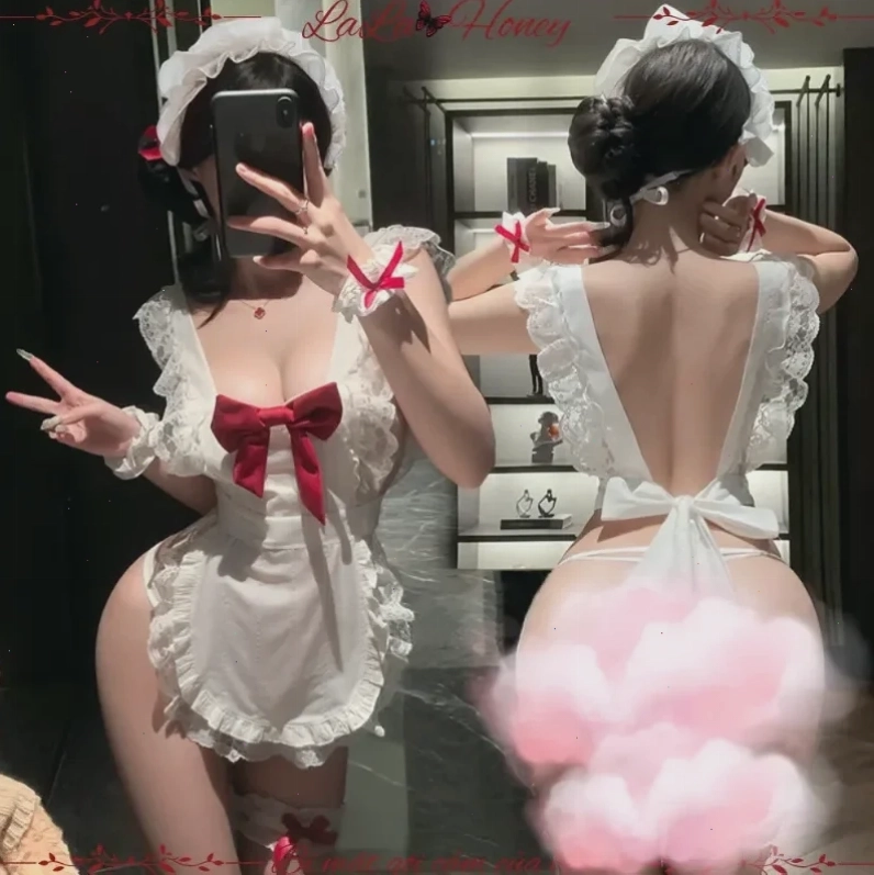 cô hầu gái sexy hiện đại cô hầu gái sexy diện váy đen