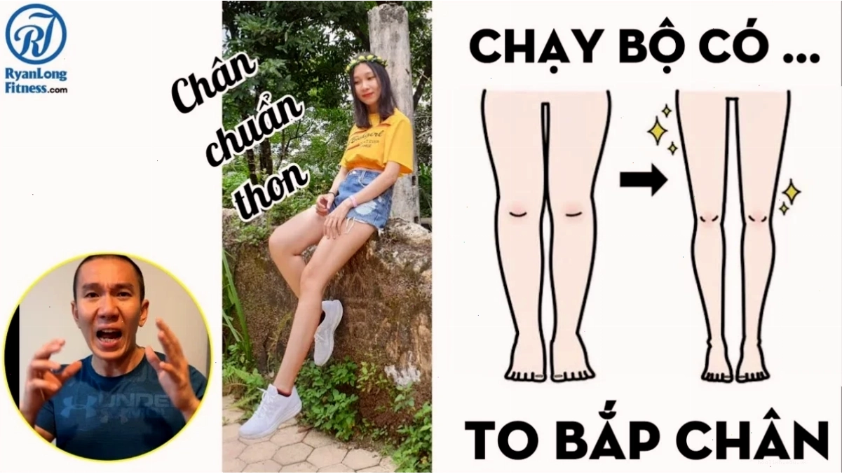 con gái chạy bộ có to chân không