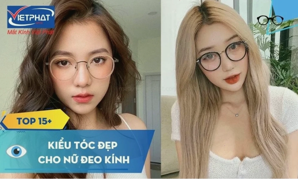con gái đeo kính phong cách riêng