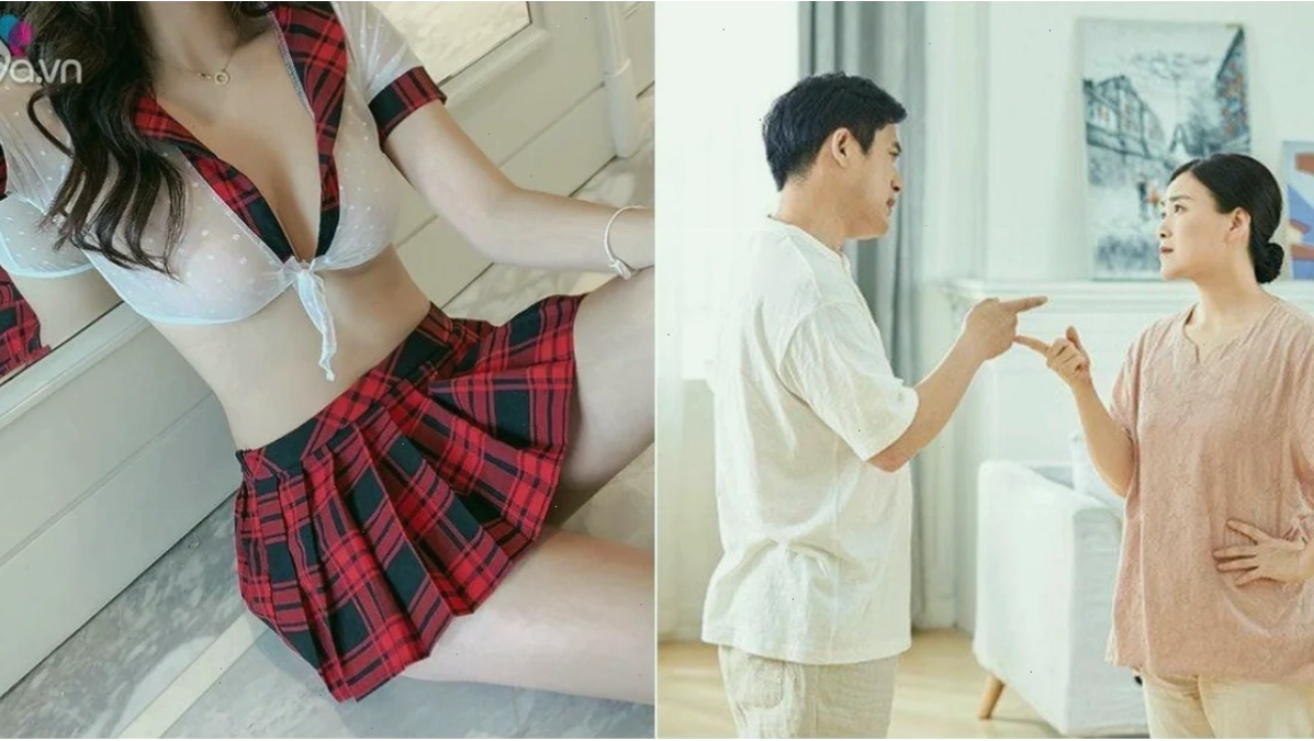 con gái không mặc đồ khi ngủ thư giãn trên giường