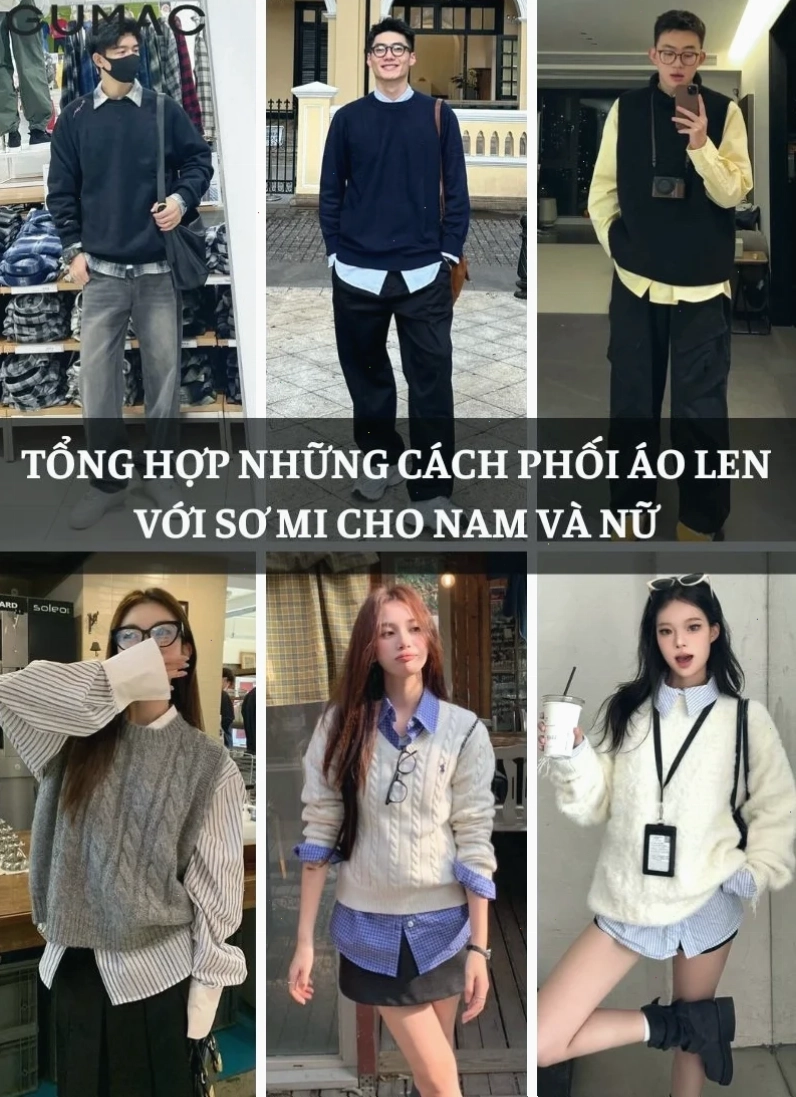 con gái mặc áo sơ mi nam họa tiết