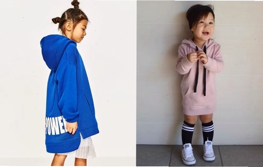Con gái mặc hoodie croptop
