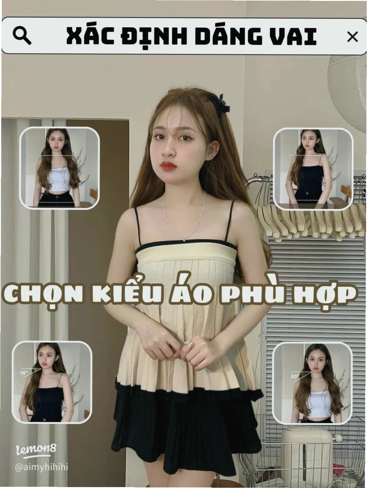 con gái vai to tự tin