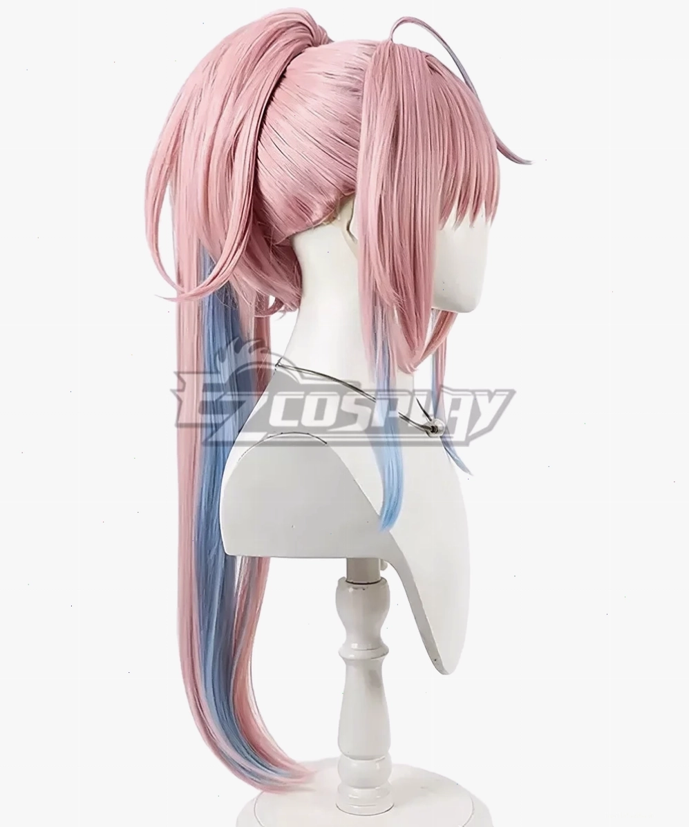 cosplay gái anime tóc đen dưới ánh tím ngồi nghiêng đồ tối màu cuốn hút