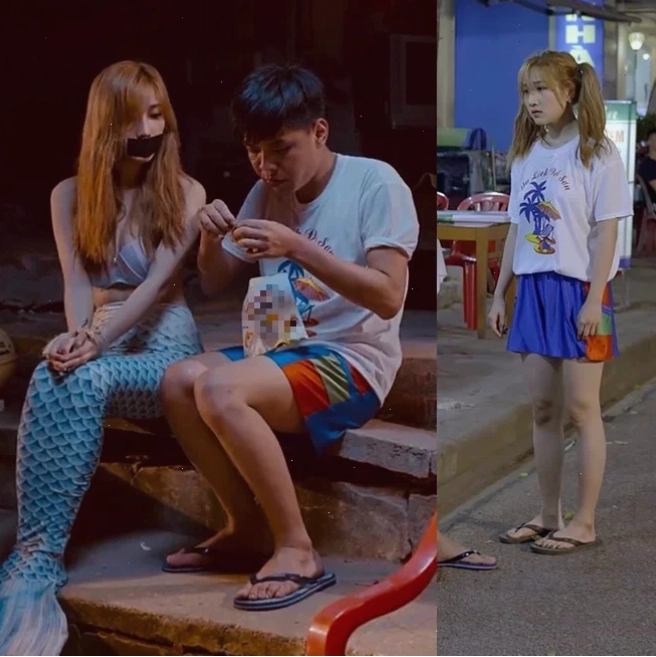 đùi con gái ngồi ô tô