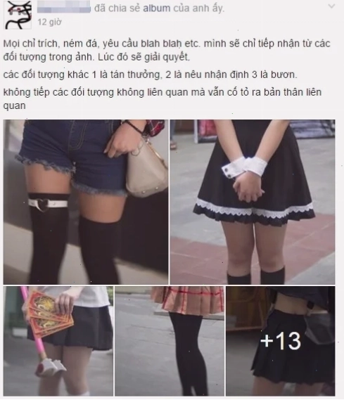 đùi con gái ngồi quán nước