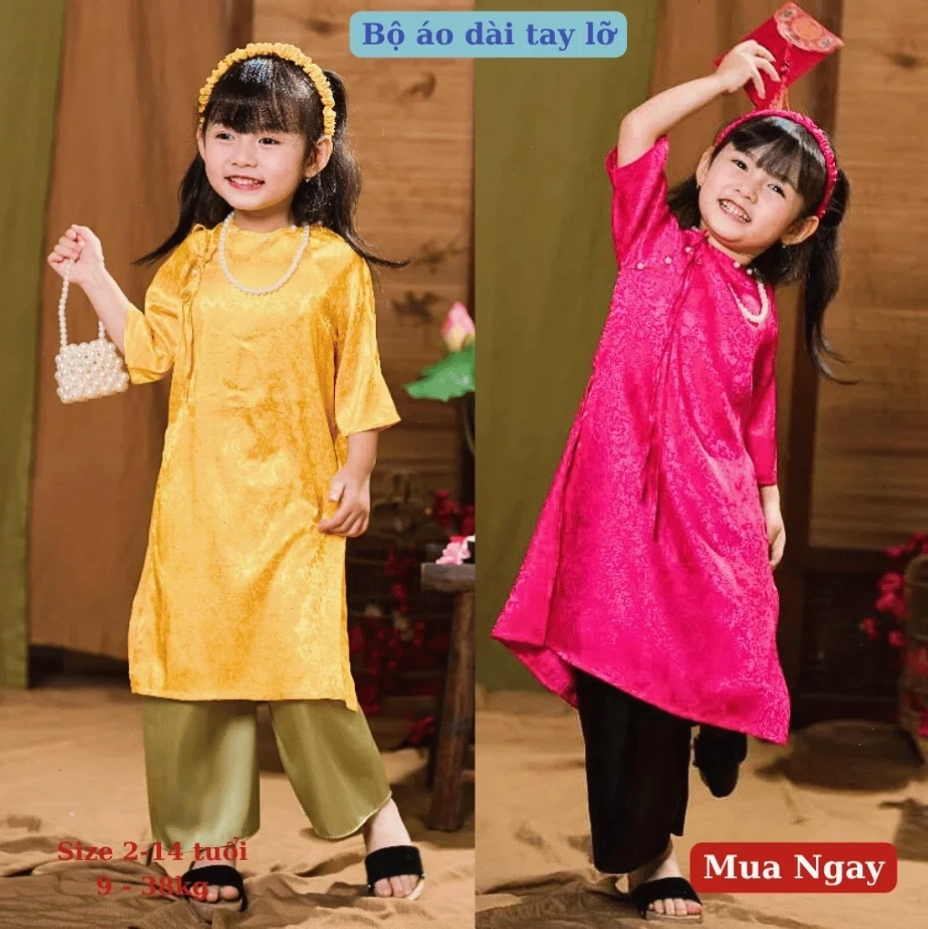 em gái mặc áo dài năng động