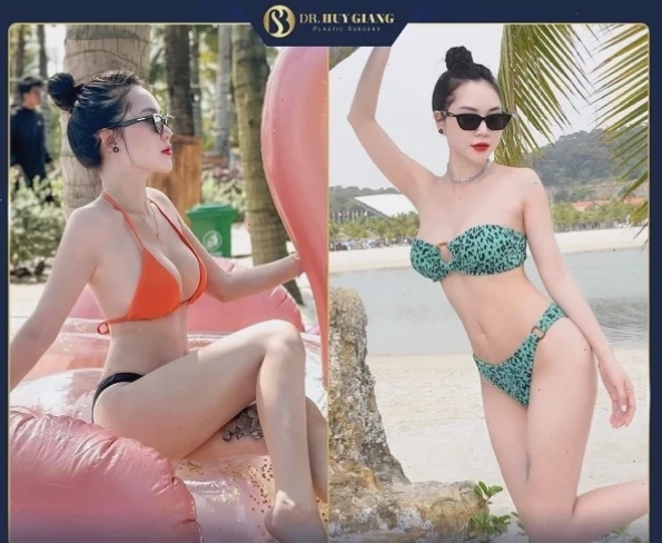 em gái mặc bikini xuyên thấu