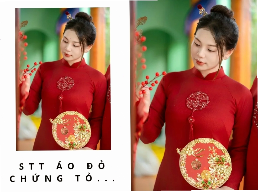Áo đỏ xuống phố em là cô gái mặc áo đỏ cuốn hút