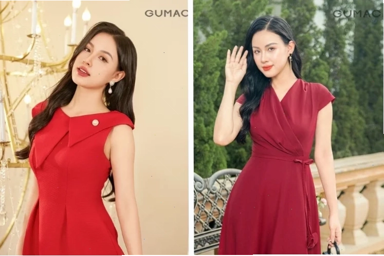em là cô gái mặc đầm đỏ cuốn hút