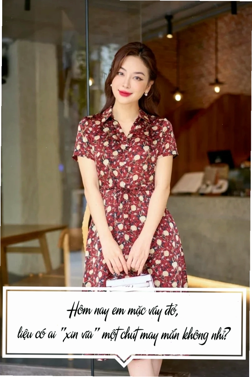 em là cô gái mặc đầm đỏ dạo phố
