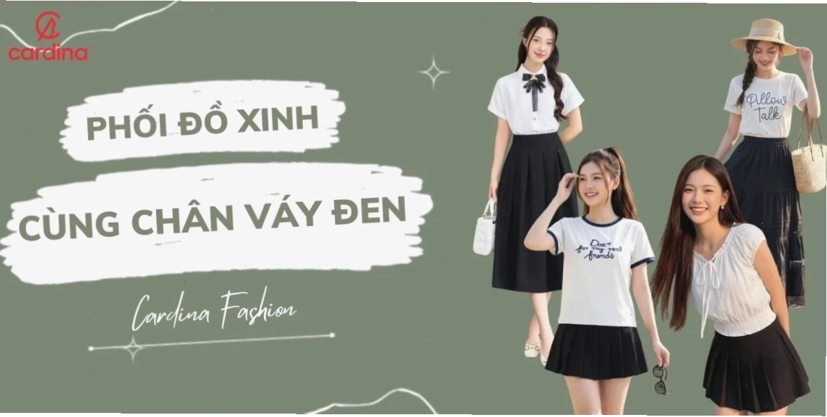 em là cô gái mặc váy đen nổi bật
