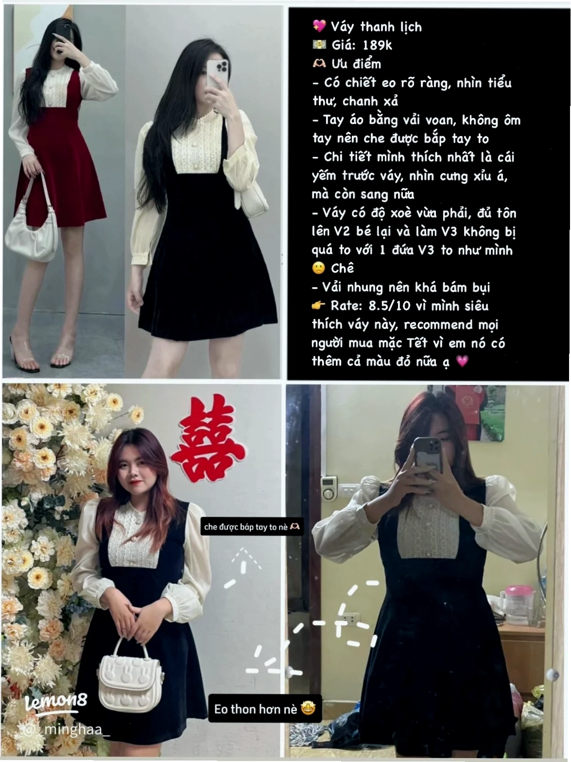 em là cô gái mặc váy đỏ cá tính