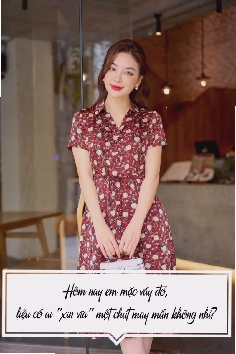 em là cô gái mặc váy đỏ dự tiệc