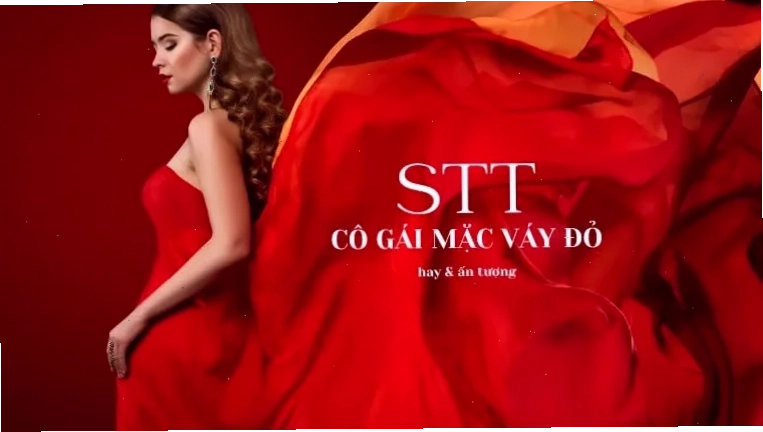 em là cô gái mặc váy đỏ tươi mới