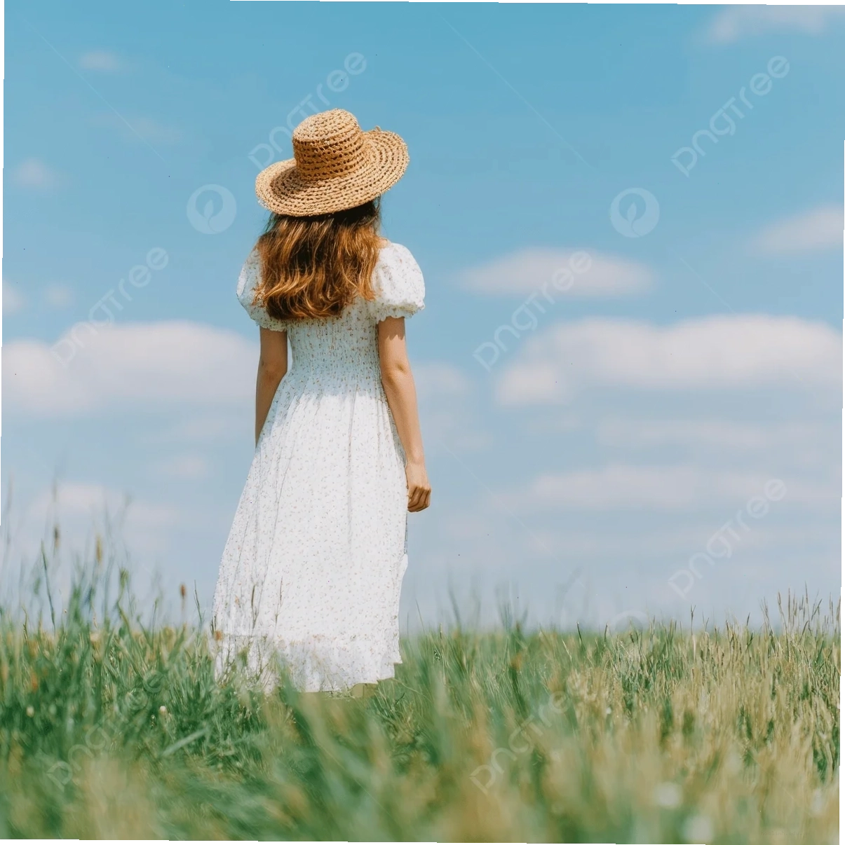 em là cô gái mặc váy trắng cổ điển