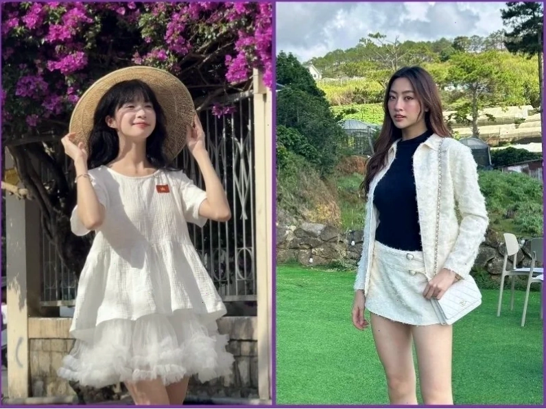 em là cô gái mặc váy trắng giữa cánh đồng