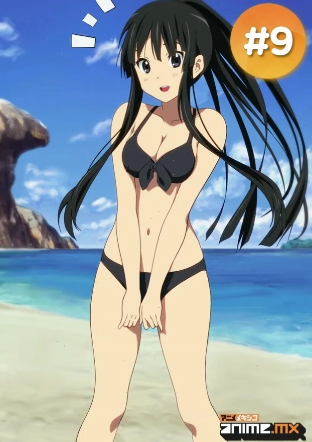 gái anime mặc bikini tươi mát