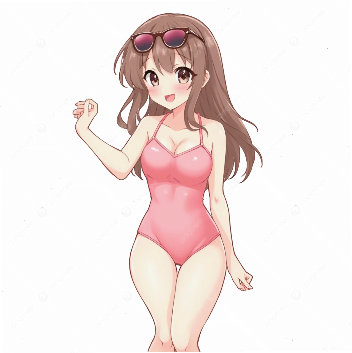 gái anime mặc bikini xinh đẹp